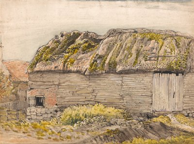 A Barn with a Mossy Roof, Shoreham by Samuel Palmer